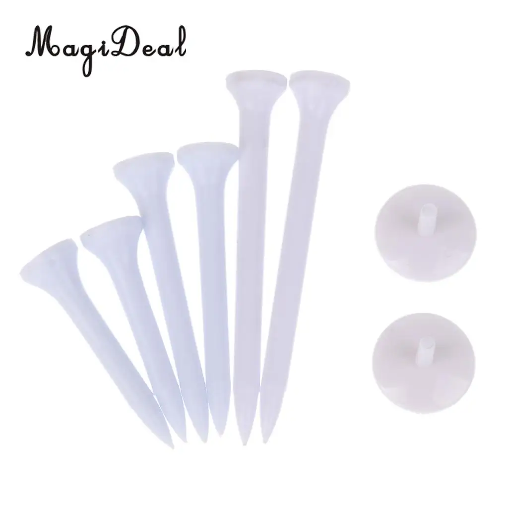 MagiDeal Golf Tee Holder with Tees Ball Maker Plastic Accessory Mermaid novelty pattern