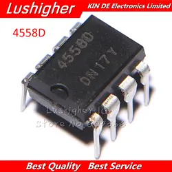 100 шт NJM4558D 4558D DIP8 NJM4558 DIP JRC4558D JRC4558 новый оригинальный IC Бесплатная доставка