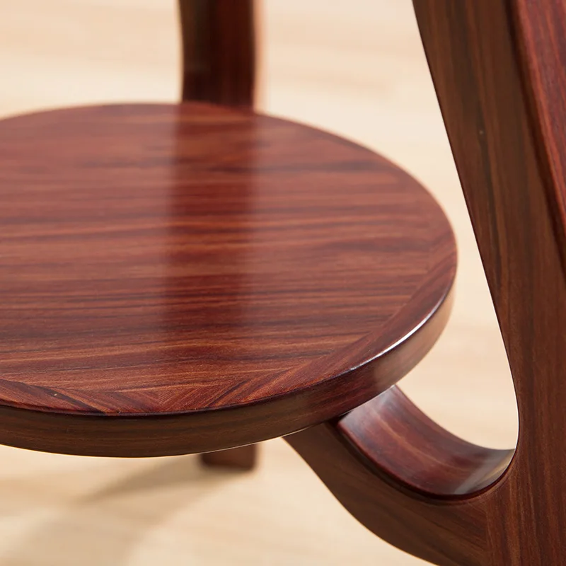 free shipping Solid wood tea table antique furniture round minimalist modern wooden end table suitable for the living room M233