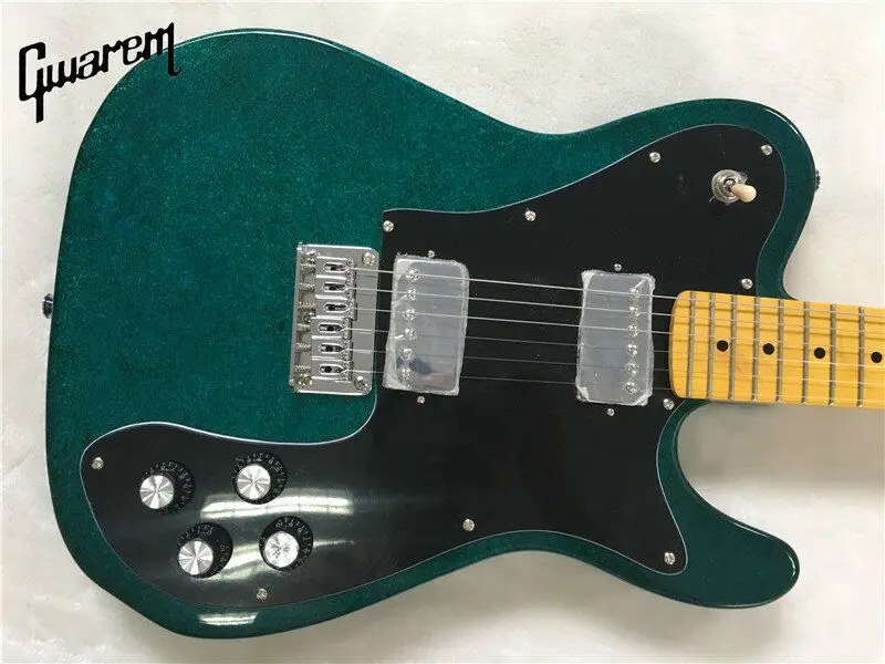 Электрогитара/2017 новая Gwarem luck star tele гитара/синий цвет/гитара в Китае|tele guitar|electric