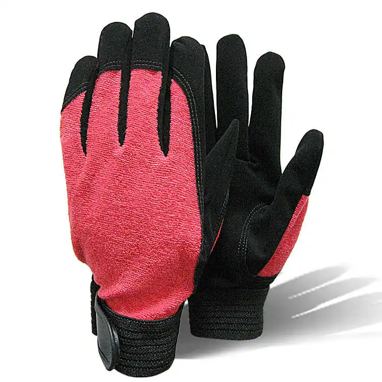 

2017 Free Shipping Best Hot Sale Microfiber Leather Working Gloves Pair