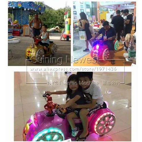 Amusement Park Equipment Coin Operated Kids Moto Racing Games Kiddie Rides Playground Electronic Battery Bumper Cars 1