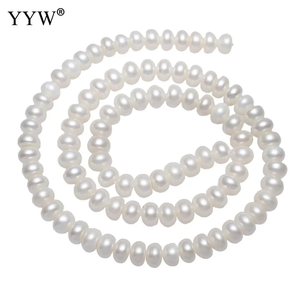 

Cultured Potato Freshwater Pearl Beads Natural White 6-7mm Approx 0.8mm Sold Per Approx 15 Inch Strand
