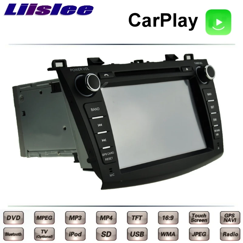 Excellent Liislee For Mazda 3 For Mazda3 M3 Axela 2008~2013 Car Multimedia TV DVD GPS Radio Carplay Original Style Navigation Navi 1