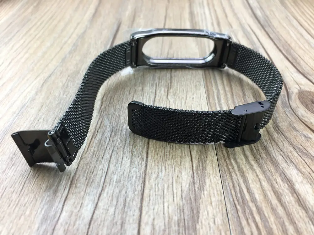 mi band 2 металлический ремешок из нержавеющей стали для Xiaomi mi Band 2 Безвинтовой браслет Сменный ремень для mi Band 2