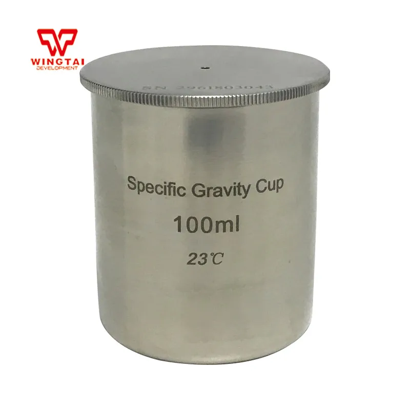 Stainless Steel And Aluminum Density Cup Capacity Specific Gravity Cup