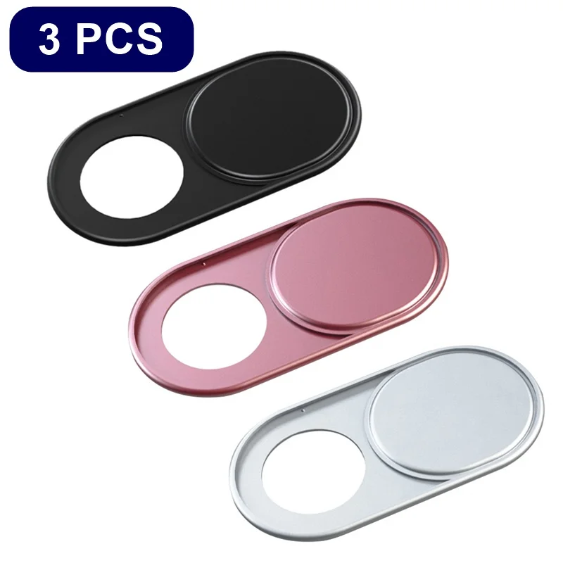 العالمي رقيقة جدا معدن غطاء كاميرا الويب مصراع المغناطيس المنزلق غطاء كاميرا للكمبيوتر الهاتف المحمول الهاتف المحمول عدسة الخصوصية ملصقا
