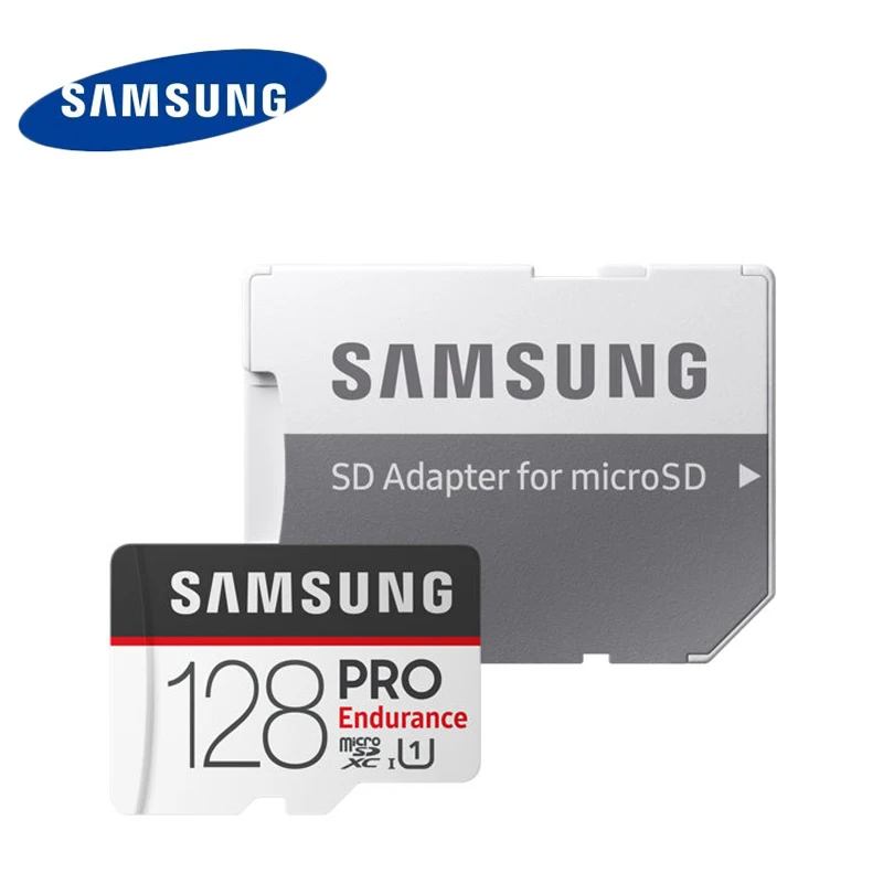 SAMSUNG Micro SD карта 100MB 128GB 64GB 32GB PRO выносливость карта памяти класс 10 U1 4K MicroSDHC MicroSDXC флэш TF карта для телефона