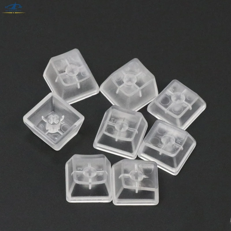 

8pcs Mechanical Keyboard ABS Transparent Backlit Keycaps OEM Hight R1 R2 R3 R4 No Letter Matte Key Caps