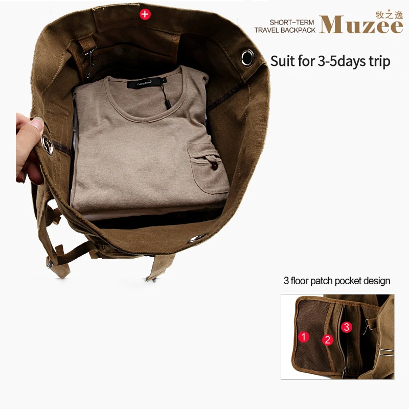 Muzee ضخمة السفر حقيبة كبيرة قدرة الرجال حقيبة قماش عطلة نهاية الاسبوع حقائب سفر متعددة الوظائف أكياس