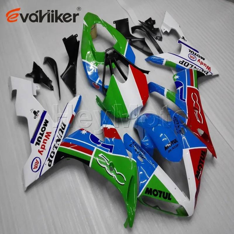 Пользовательские мотоцикла хомут для YZF-R1 2004 2005 2006 YZF-R1 04 05 06 ABS Корпус Комплект двигатель Обтекатель+ винты зеленый H2 - Цвет: P
