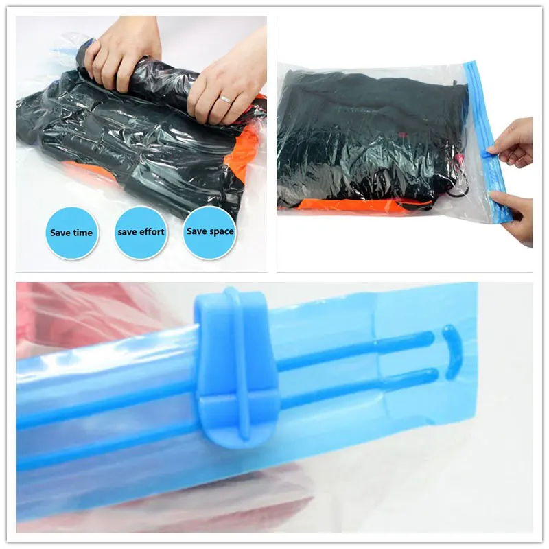 Портативный рулонный компрессионный вакуумный водонепроницаемый мешок для хранения Сумка для кемпинга путешествия
