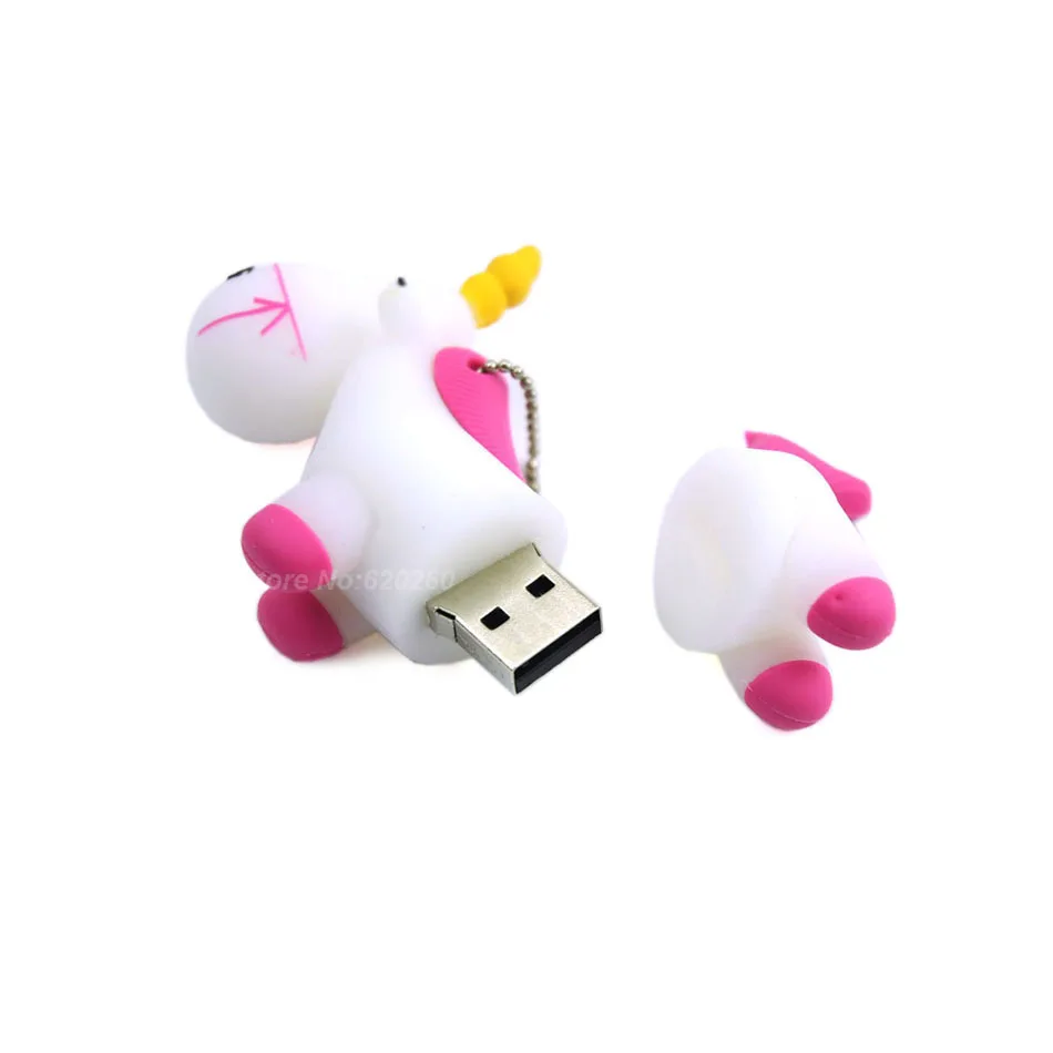 USB флеш накопитель в виде единорога 8 ГБ 16 32 64 ГБ|pen drive 8gb|flash pen drivepen |