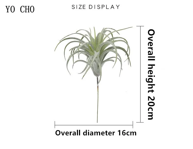 Йо Чо 1 шт. воздушный ананас трава искусственные суккулетные растения лоза Висячие листья ротанга искусственное домашнее растение Настенная Гирлянда Декор DIY - Цвет: type 4