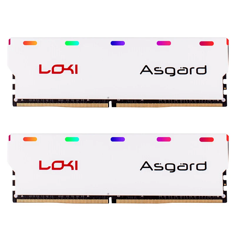Asgard W1 серия RGB RAM память 8 ГБ 2x8гб 16 Гб DDR4 3200 МГц 1 35 в для настольного DIMM