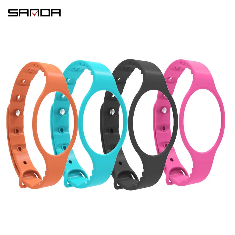 

SANDA Smartwatch Spare Watchbands Strap Belt for SD01 SD02 Sillicone Smartwatch Bracelet