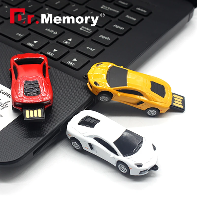 Классные 64 Гб USB флеш накопители спортивный автомобиль игрушка милый флешка 32 ГБ