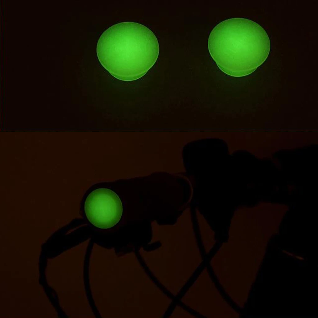 2Pcs Handlebar Bar End Plugs Caps BMX MTB Bungs for Bike Bicycle Cycle Camera Grip Luminous Color
