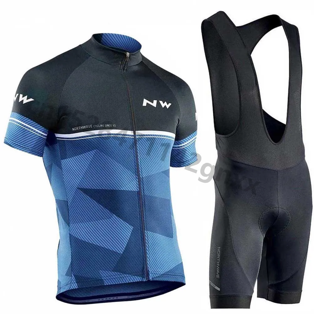 

triathlon 2019 NORTHWAVE Summer Men Cycling Jersey Short Sleeve Set Breathable bib shorts Bicycle Clothing Quick Dry Maillot NW