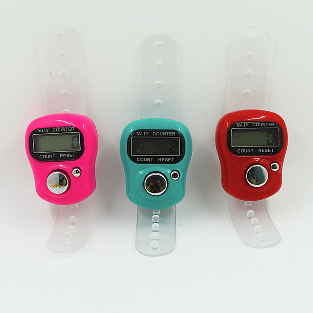 Модный 1 шт. маркер для стежков и счетчик для пальцев с ЖК-дисплеем, электронный цифровой счетчик, цвет, случайный