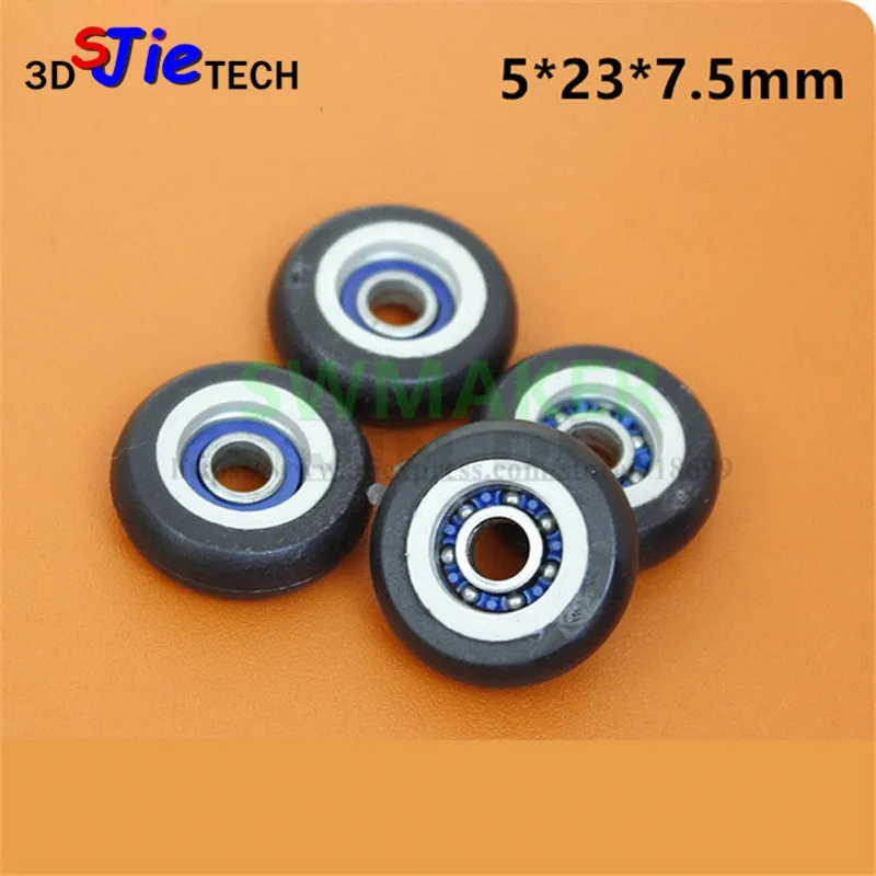 5*23*7 5 мм Экономичные колеса Фрезерный станок с ЧПУ DIY пластиковый шкив для впрыска