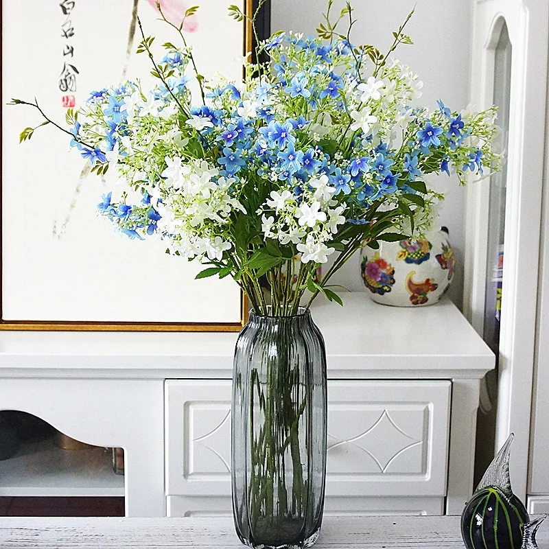 Fake Flowers Nightbush Long Stem Night Jasmine Artificial Flowers for Home Wedding Garden Decoration Flores Photography Fake Flowers Nightbush Long Stem Night Jasmine Artificial Flowers for Home Wedding Garden Decoration Flores Photography