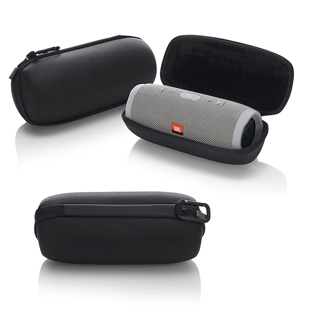 

Carry Case for JBL Charge 4 Bluetooth Portable Speaker Rugged EVA Shell with Weather Resistant Zippered Seal and Carabiner Style