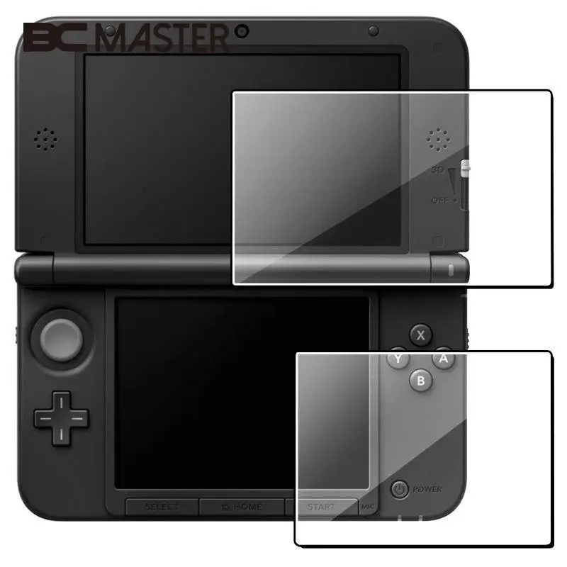 BCMaster топ+ Нижний ЖК-экран протектор Защитная крышка защитный фильтр пленка для кожи для nintendo 3DS XL Высокое качество