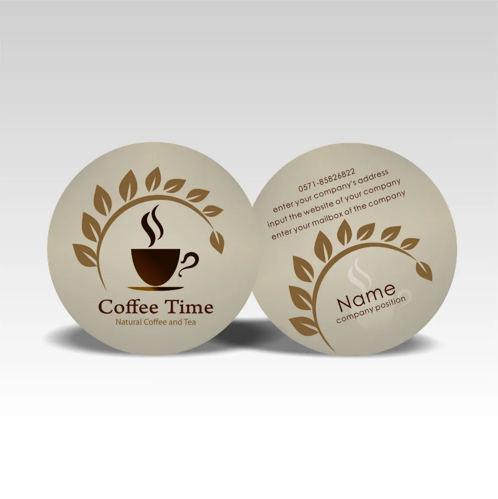 Free Shipping Round Designer Business Card Custom Die