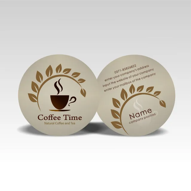 Free Shipping Round Designer Business Card Custom Die