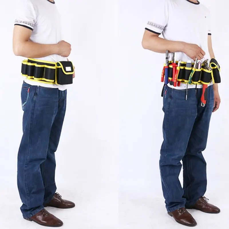 Электрик дрель сумка для инструментов поясной карман сумка ремень держатель для хранения комплект обслуживания