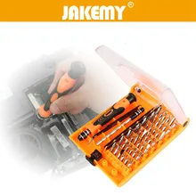 JAKEMY 45 in 1 Multitool Bits Precision Screwdriver Kit Scrw Driver Tweezer Disassemble Repair Opening Tool for Mobile Phone
