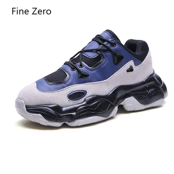 

2019 Spring Summer Men Height Increase Brand Sports Sneakers Shoes Men's Running Shoes Chunky Sneakers Male Athletic Footwear
