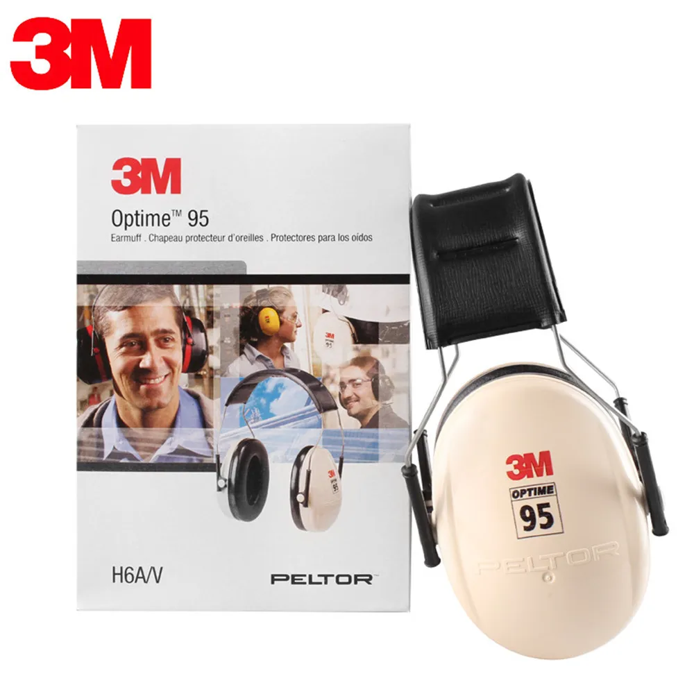 

Genuine 3M H6A Noise Protection Sleep Earmuffs Shooting Anti-noise Sound Insulation Learning Work Protective Earmuffs