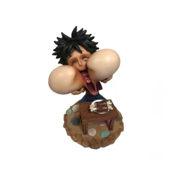 

NEW 15cm Monkey D Luffy One Piece Greedy happy Action figure toys doll Christmas gift with box