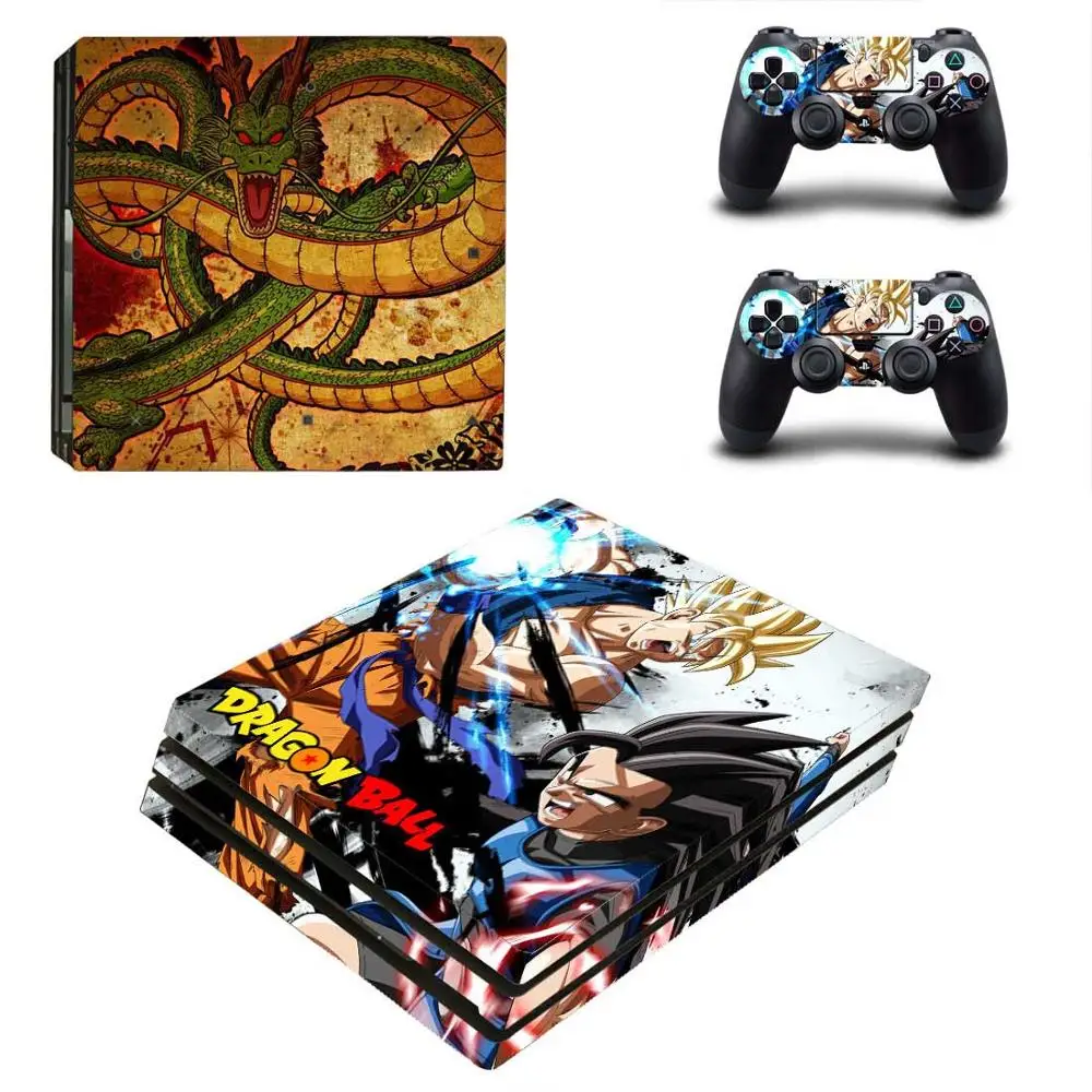 Dragon Ball Vinilo PS4 Pro наклейка для кожи Play station 4 Pro наклейка s для sony Playstation 4 Pro консоль и контроллер Skins - Цвет: YSP4P-3265