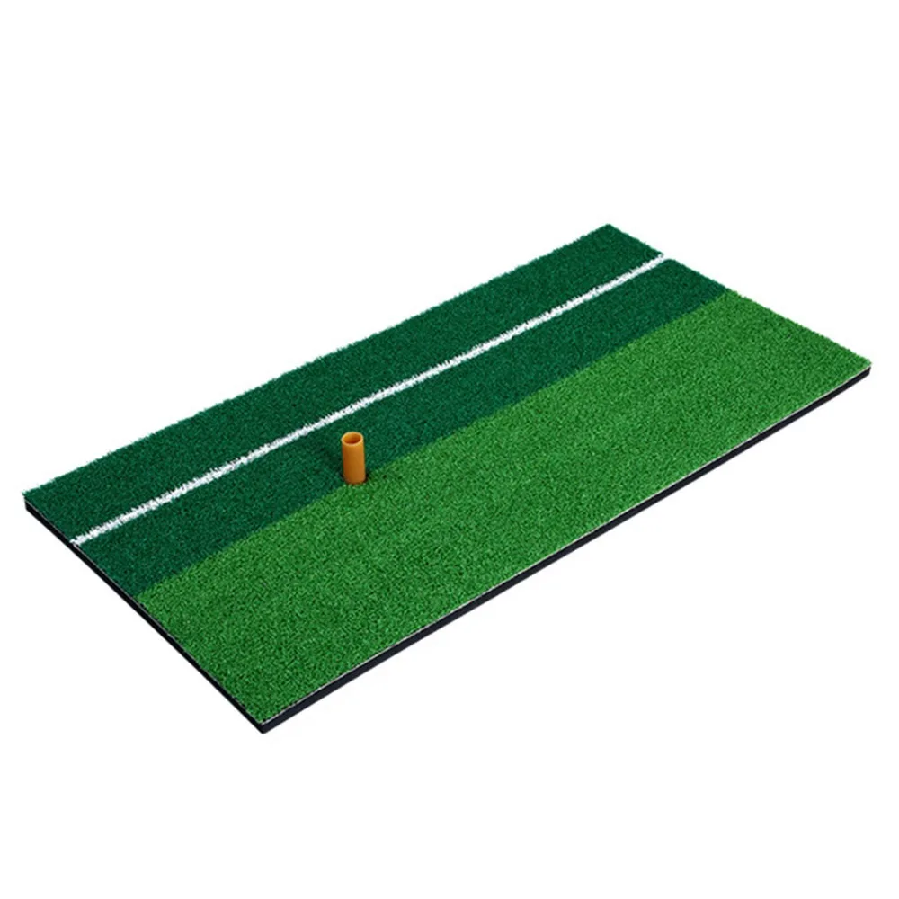

2016 New Dual Color Mini Golf Mat for Golf Training Practice Equipment with White Line Golf Accessories