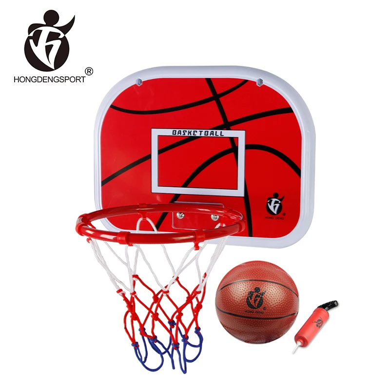 Indoor Adjustable Hanging Basketball Netball Hoop Basketball Box Mini