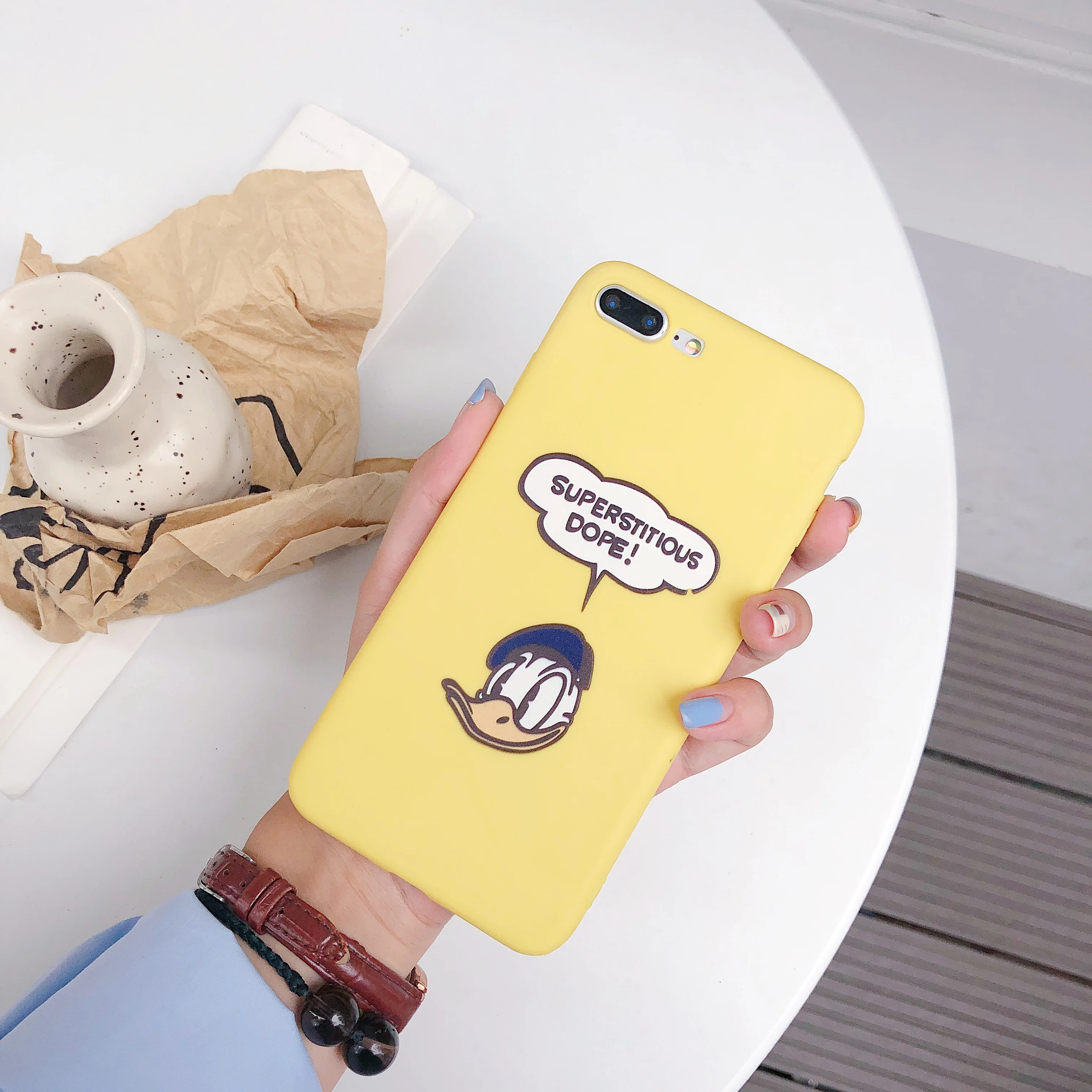 Для OPPO F1 F3 F5 A1 A3 A5 A39 A57 A59 A73 A79 A83 R9 R9S R11 R11S R15 мечта зеркало плюс симпатичные Желтые