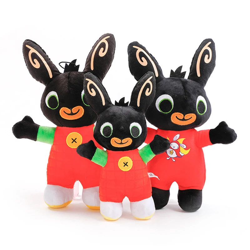 

10cm 25cm 35cm Bing Bunny Plush Toy Pendant Bing Bunny Doll Hoppity Voosh Stuffed Animal Pando Rabbit Toy