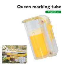 1 ud. Herramientas de apicultura jaula de marcado Bee Queen marcador de plástico para apicultura émbolo captura de botellas de plástico Bee Queen sin dañar