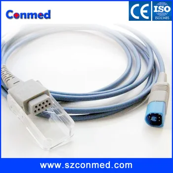 

2pcs/lot Compatible New for Philips MP20/30/40 VM4 8 Pin to DB9Pin Female Spo2 Extension Cable Spo2 Cable Spo2 Adapter cable