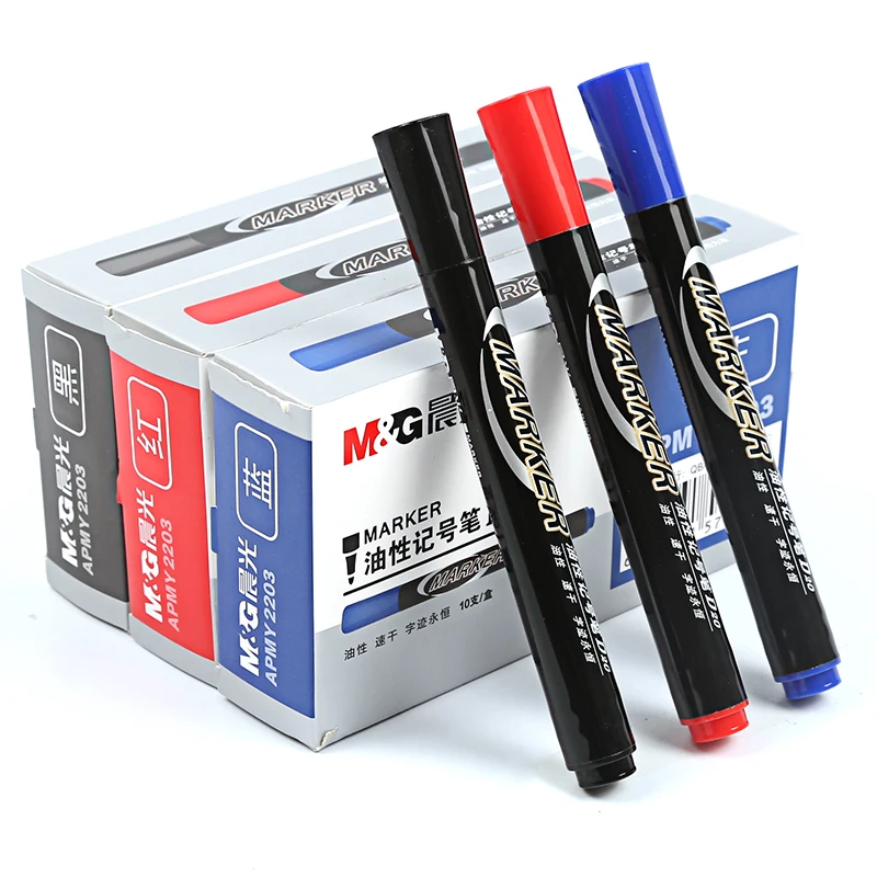 M& G большая головка логистика написание масляной коробки, ПРИМЕЧАНИЕ номер ручки, экспресс специальная марка ручка