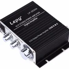 Lepy LP-2020A усилитель HiFi Цифровой стерео усилитель защита от перегрузки по току 20 Вт x 2