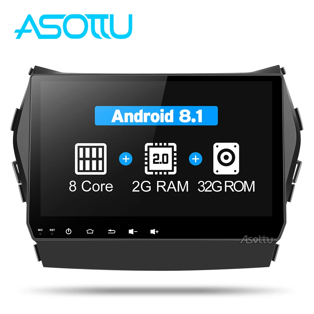 

Asottu CIX459060 Android 9.0 T8 Octa Core car dvd gps video radio player 1 din for Hyundai IX45 Santa fe 2013 car navigaton unit