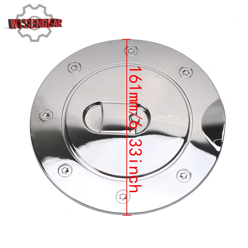 Chrome Fuel Tank Gas Door Cap Cover for Dodge Ram 1500 2500 3500 2009