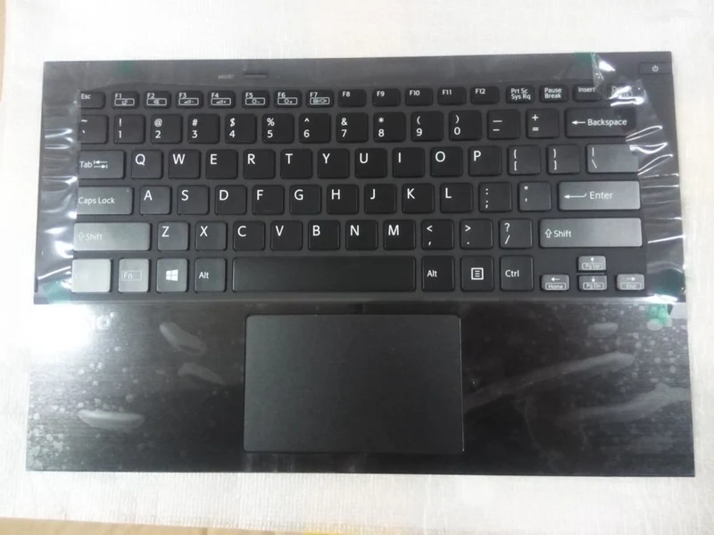  New for SONY vaio PRO 13 SVP13 SVP13218SCB SVP1132A1CT Backlit us laptop keyboard black Palmrest To