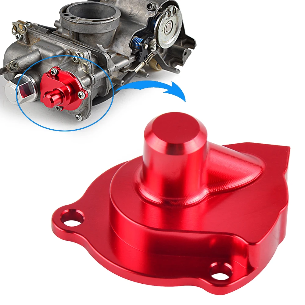 FCR Accelerator Pump Cover Carburetor Fuel Oil Pump Cap For KTM 450/525/530 EXC 250/450/505 SX-F/XC-F Fits Universal Bikes
