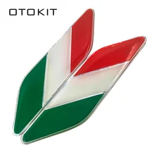 Emblema adesivo para bandeiras italianas, emblema, bandeira italiana, fiat alfa romeo, 159 147, 156 acessórios