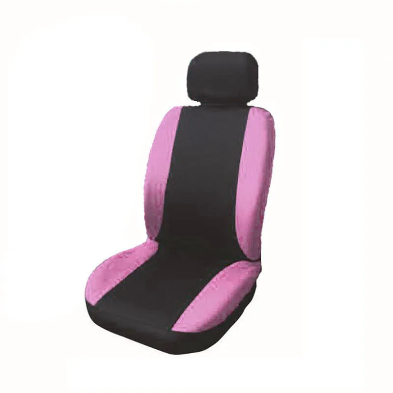Детали Стиль чехол из полиэстера для автомобильного сиденья универсальный подходит для большинства автомобильных чехлов автомобильные чехлы для сидений 6 цветов - Название цвета: 2pcs pink